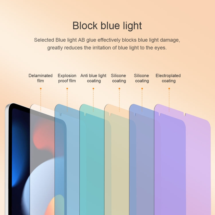 NILLKIN V+ Series 0.33mm 4H Anti-blue Ray Tempered Glass Film For iPad mini 6 2021 - iPad mini 6 Tempered Glass by NILLKIN | Online Shopping South Africa | PMC Jewellery