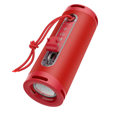 hoco HC9 Bluetooth 5.1 Dazzling Pulse Sports Bluetooth Speaker(Red) - Desktop Speaker by hoco | Online Shopping South Africa | PMC Jewellery