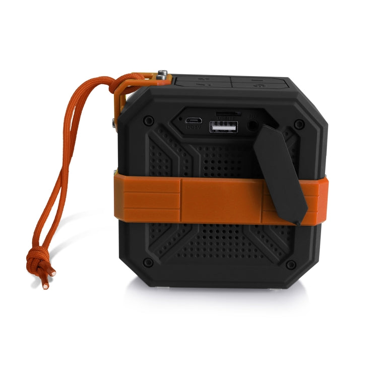 New Rixing NR-103 Mini TWS Bluetooth Speaker with Lanyard(Orange) - Mini Speaker by New Rixing | Online Shopping South Africa | PMC Jewellery