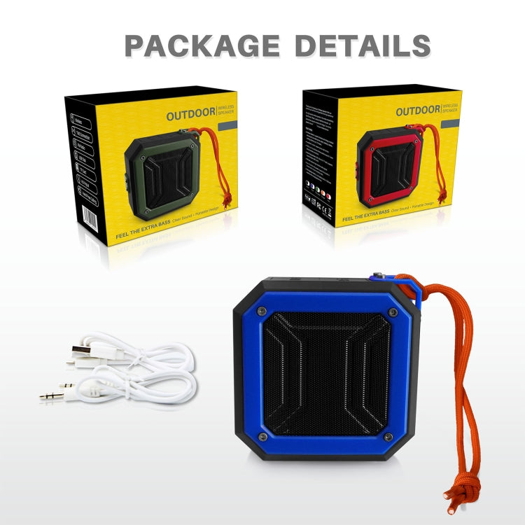 New Rixing NR-103 Mini TWS Bluetooth Speaker with Lanyard(Black) - Mini Speaker by New Rixing | Online Shopping South Africa | PMC Jewellery