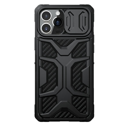 For iPhone 13 Pro Max NILLKIN Sliding Camera Cover Design Shockproof TPU + PC Protective Case (Black) - iPhone 13 Pro Max Cases by NILLKIN | Online Shopping South Africa | PMC Jewellery