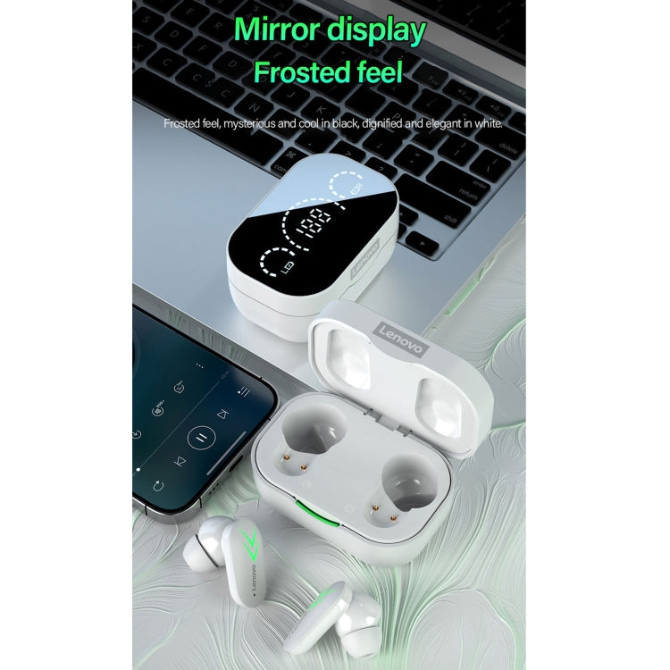 Lenovo XT82 Bluetooth 5.1 Mirror Display Gaming Wireless Bluetooth Earphone(Black) - Bluetooth Earphone by Lenovo | Online Shopping South Africa | PMC Jewellery