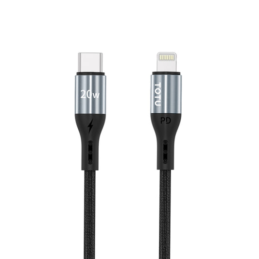 TOTUDESIGN BPD-009 Speedy Series II 8 Pin PD Fast Charging Data Cable, Length: 1.2m(Grey) - Normal Style Cable by TOTUDESIGN | Online Shopping South Africa | PMC Jewellery