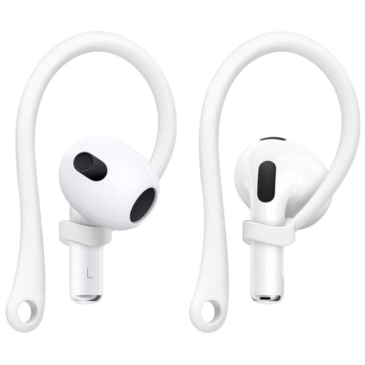 1 Pair imak Wireless Earphones Silicone Anti-lost Lanyard Ear Hook For AirPods 3(White) - Anti-lost & Holder by imak | Online Shopping South Africa | PMC Jewellery