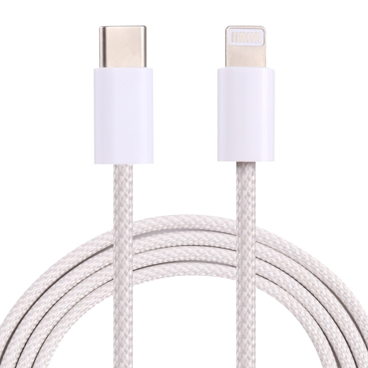 12W PD USB-C / Type-C to 8 Pin Data Cable, Cable Length: 1m(White) - 2 in 1 Cable by PMC Jewellery | Online Shopping South Africa | PMC Jewellery