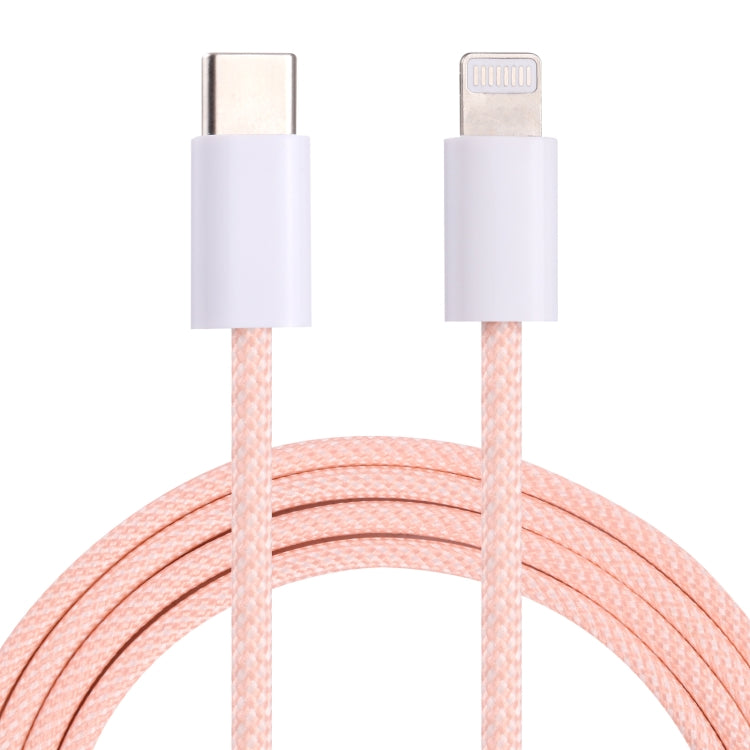 20W PD USB-C / Type-C to 8 Pin Data Cable, Cable Length: 1m(Pink) - 2 in 1 Cable by PMC Jewellery | Online Shopping South Africa | PMC Jewellery