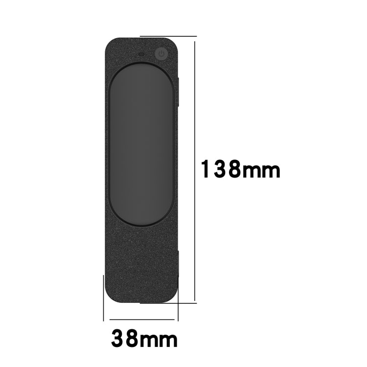 Silicone Protective Case Cover For Apple TV 4K 4th Siri Remote Controller(Black) - Remote Control Covers by PMC Jewellery | Online Shopping South Africa | PMC Jewellery