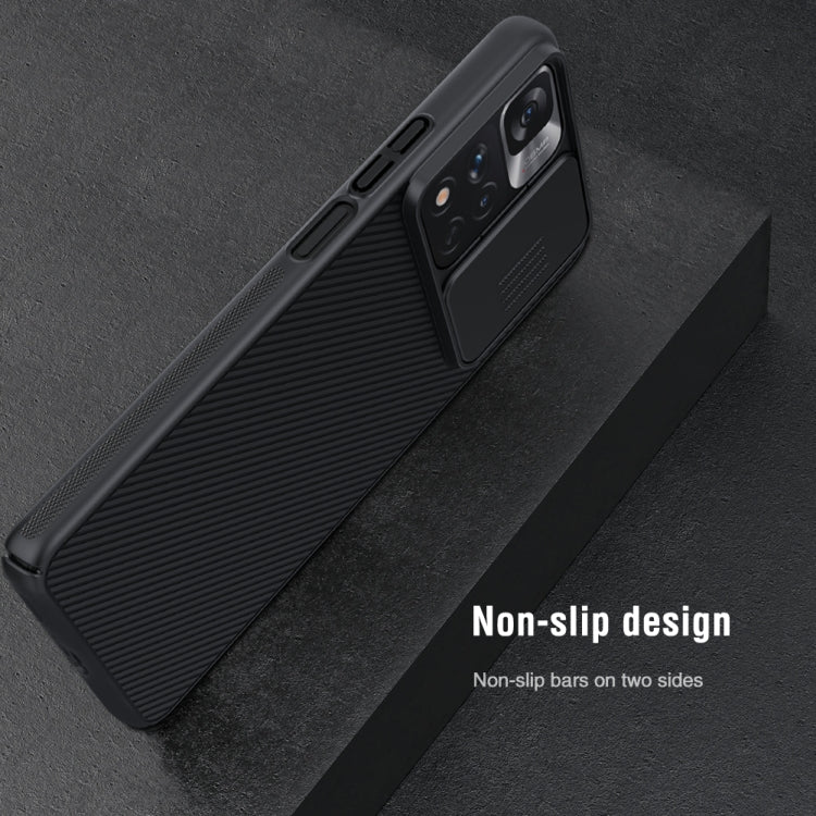 For Xiaomi Redmi Note 11 Pro China / 11 Pro+ Global / Mi 11i / Mi 11i 5G NILLKIN Black Mirror Series Camshield PC Phone Case(Black) - Redmi Note 11 Pro Case by NILLKIN | Online Shopping South Africa | PMC Jewellery