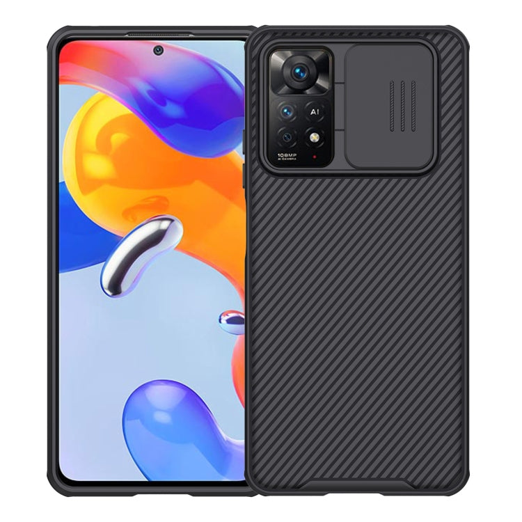 For Xiaomi Redmi Note 11 Pro Global / 11 Pro Global 5G / 11 Pro+ 5G India / 11E Pro 5G NILLKIN Black Mirror Pro Camshield PC Case (Black) - Redmi Note 11 Case by NILLKIN | Online Shopping South Africa | PMC Jewellery