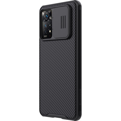 For Xiaomi Redmi Note 11 Pro Global / 11 Pro Global 5G / 11 Pro+ 5G India / 11E Pro 5G NILLKIN Black Mirror Pro Camshield PC Case (Black) - Redmi Note 11 Case by NILLKIN | Online Shopping South Africa | PMC Jewellery