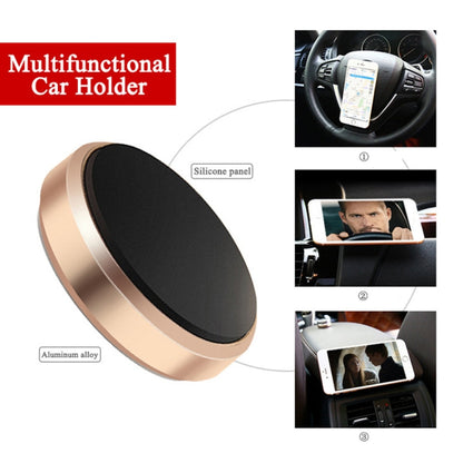 A8 Car Magnetic Phone Holder(Gold) - Car Holders by PMC Jewellery | Online Shopping South Africa | PMC Jewellery