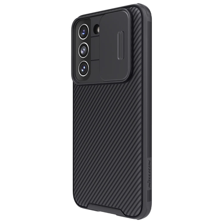 For Samsung Galaxy S22 5G NILLKIN Black Mirror Pro Series Camshield Phone Case(Black) - Galaxy S22 5G Cases by NILLKIN | Online Shopping South Africa | PMC Jewellery