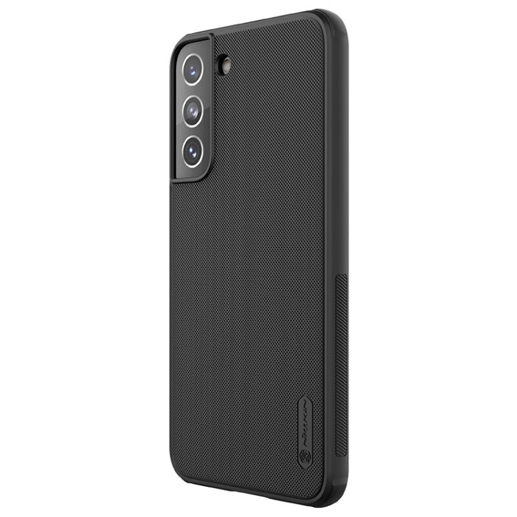 For Samsung Galaxy S22 5G NILLKIN Super Frosted Shield Pro PC + TPU Phone Case(Black) - Galaxy S22 5G Cases by NILLKIN | Online Shopping South Africa | PMC Jewellery