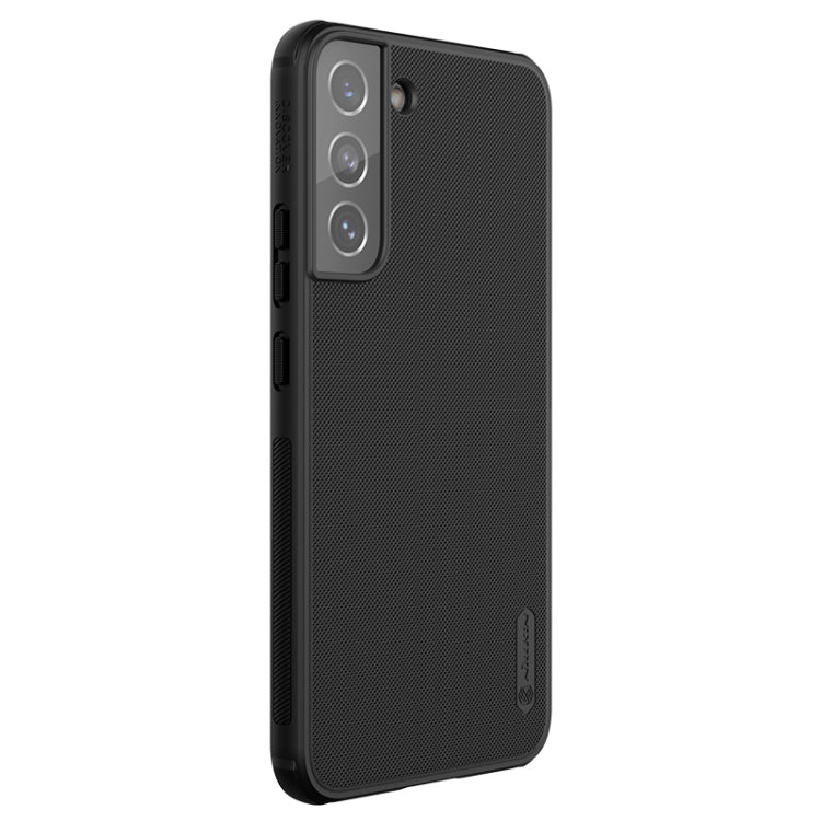 For Samsung Galaxy S22 5G NILLKIN Super Frosted Shield Pro PC + TPU Phone Case(Black) - Galaxy S22 5G Cases by NILLKIN | Online Shopping South Africa | PMC Jewellery