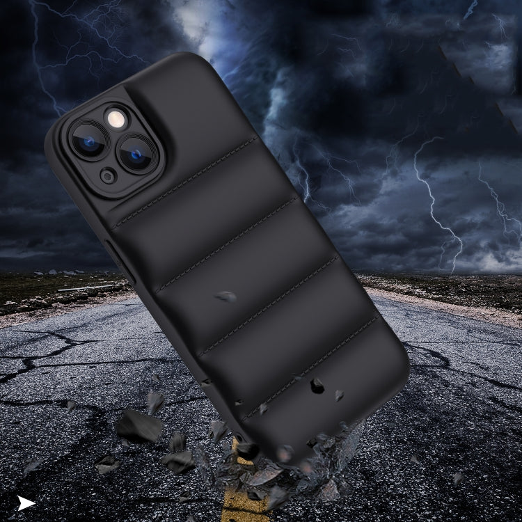 For iPhone 13 Pro Max Eiderdown Airbag Shockproof Phone Case (Black) - iPhone 13 Pro Max Cases by PMC Jewellery | Online Shopping South Africa | PMC Jewellery