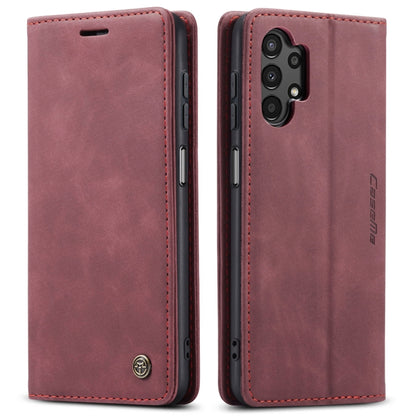 For Samsung Galaxy A13 4G/A13 5G/A04S/A04/M13 5G CaseMe 013 Multifunctional Horizontal Flip Leather Phone Case(Wine Red) - Galaxy Phone Cases by CaseMe | Online Shopping South Africa | PMC Jewellery