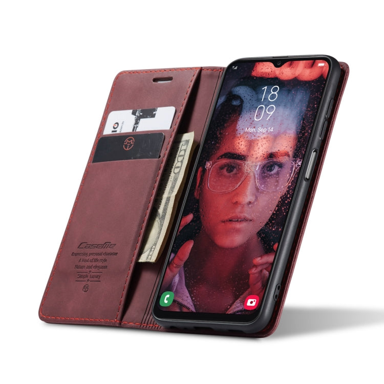 For Samsung Galaxy A13 4G/A13 5G/A04S/A04/M13 5G CaseMe 013 Multifunctional Horizontal Flip Leather Phone Case(Wine Red) - Galaxy Phone Cases by CaseMe | Online Shopping South Africa | PMC Jewellery