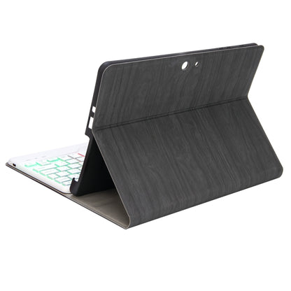 For Microsoft Surface Go 3 / 2 / 1 SFGOS Tri-color Backlit Tree Texture Bluetooth Keyboard Leather Case(Black + White) - Others Keyboard by PMC Jewellery | Online Shopping South Africa | PMC Jewellery