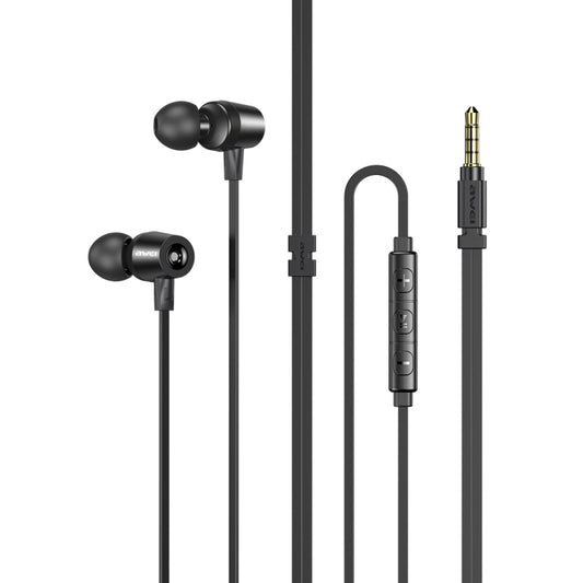 awei L1 Stereo Surround In-ear Wired Earphone(Black) - In Ear Wired Earphone by awei | Online Shopping South Africa | PMC Jewellery