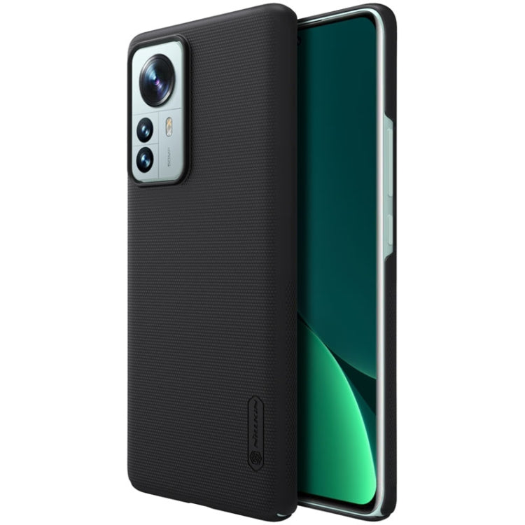 For Xiaomi 12 Pro NILLKIN Frosted PC Phone Case(Black) - 12 Pro Cases by NILLKIN | Online Shopping South Africa | PMC Jewellery