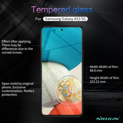 NILLKIN H+PRO 0.2mm 9H 2.5D Explosion-proof Tempered Glass Film For Samsung Galaxy A53 5G - Galaxy Tempered Glass by NILLKIN | Online Shopping South Africa | PMC Jewellery