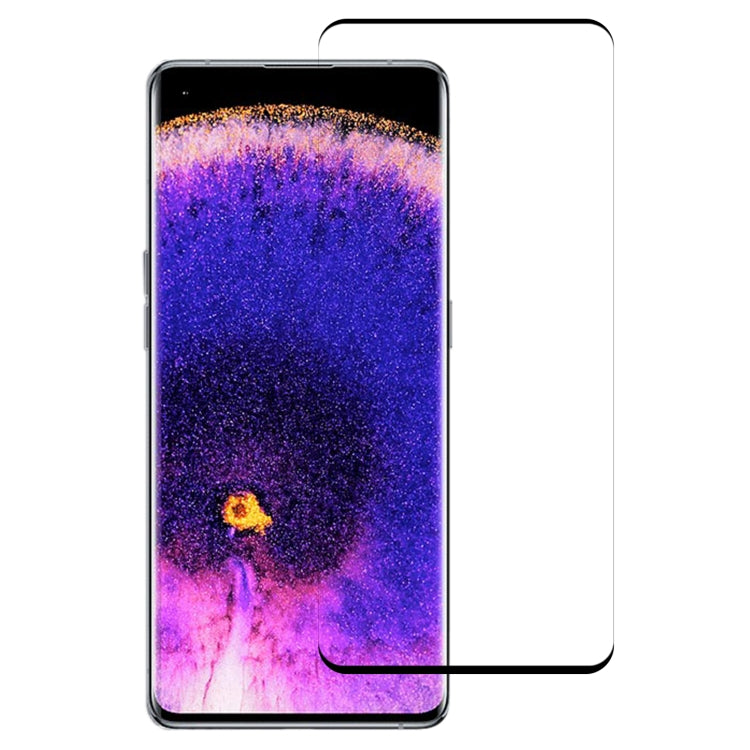 3D Curved Edge Full Screen Tempered Glass Film For OPPO Find X5(Black) -  by PMC Jewellery | Online Shopping South Africa | PMC Jewellery