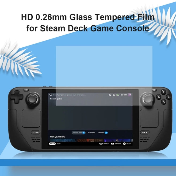 50 PCS 0.26mm 9H 2.5D Tempered Glass Film For Steam Deck Game Console - Accessories by PMC Jewellery | Online Shopping South Africa | PMC Jewellery