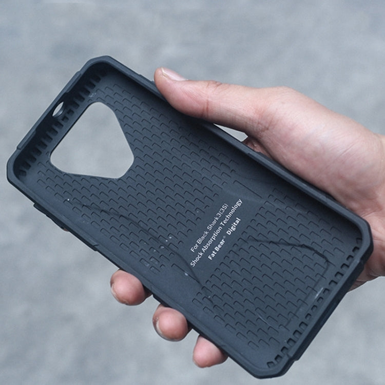 For Xiaomi Black Shark 3 / 3S FATBEAR Armor Shockproof Cooling Phone Case(Black) - Xiaomi Cases by FATBEAR | Online Shopping South Africa | PMC Jewellery