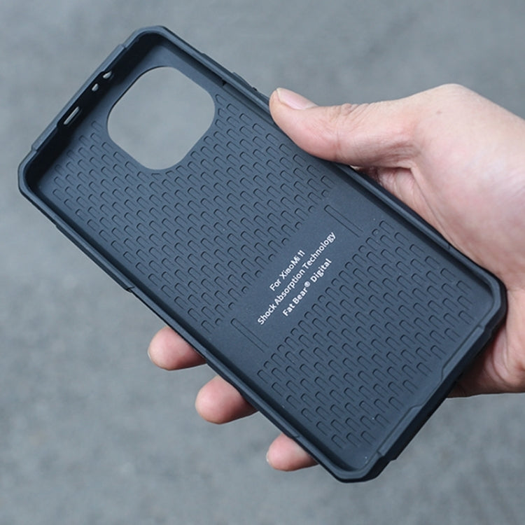 For Xiaomi Mi 11 FATBEAR Armor Shockproof Cooling Phone Case(Black) - Xiaomi Cases by FATBEAR | Online Shopping South Africa | PMC Jewellery