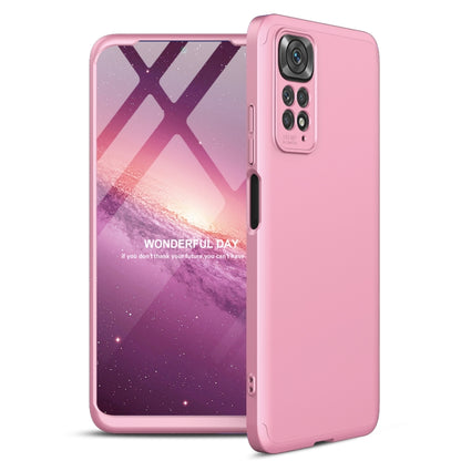For Xiaomi Redmi Note 11S / 11 Global Version GKK Three Stage Splicing PC Phone Case(Rose Gold) - Xiaomi Cases by GKK | Online Shopping South Africa | PMC Jewellery