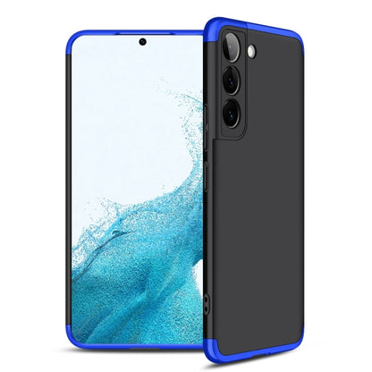 For Samsung Galaxy S22 5G GKK Three Stage Splicing PC Phone Case(Black Blue) - Galaxy S22 5G Cases by GKK | Online Shopping South Africa | PMC Jewellery