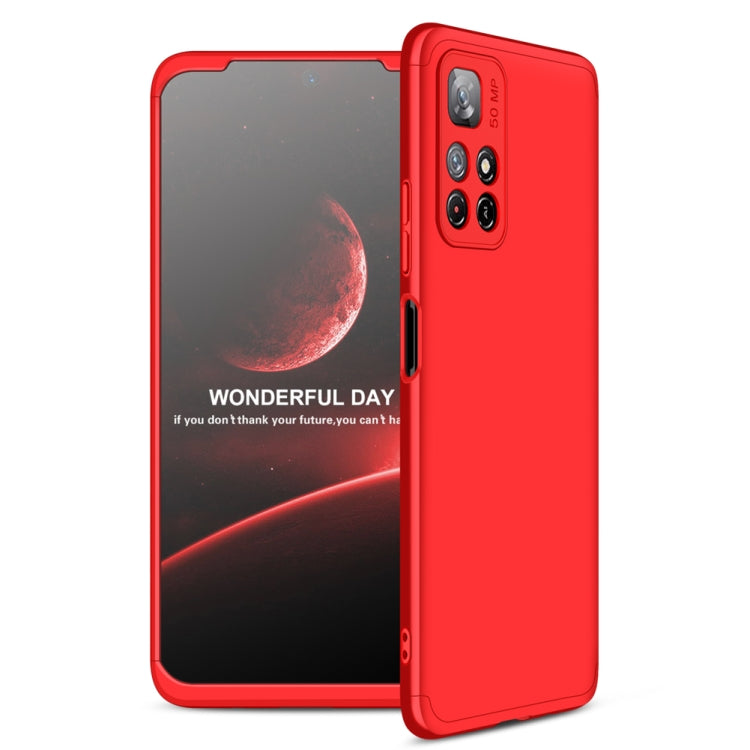 For Xiaomi Poco M4 Pro / Redmi Note 11 CN Version GKK Three Stage Splicing PC Phone Case(Red) - Xiaomi Cases by GKK | Online Shopping South Africa | PMC Jewellery