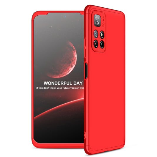 For Xiaomi Poco M4 Pro / Redmi Note 11 CN Version GKK Three Stage Splicing PC Phone Case(Red) - Xiaomi Cases by GKK | Online Shopping South Africa | PMC Jewellery