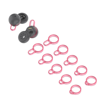 5 Pairs Non-Slip Silicone Earphone Ferrule Set for Sony LinkBuds Ear Cap(Pink) - Anti-dust & Ear Caps by PMC Jewellery | Online Shopping South Africa | PMC Jewellery