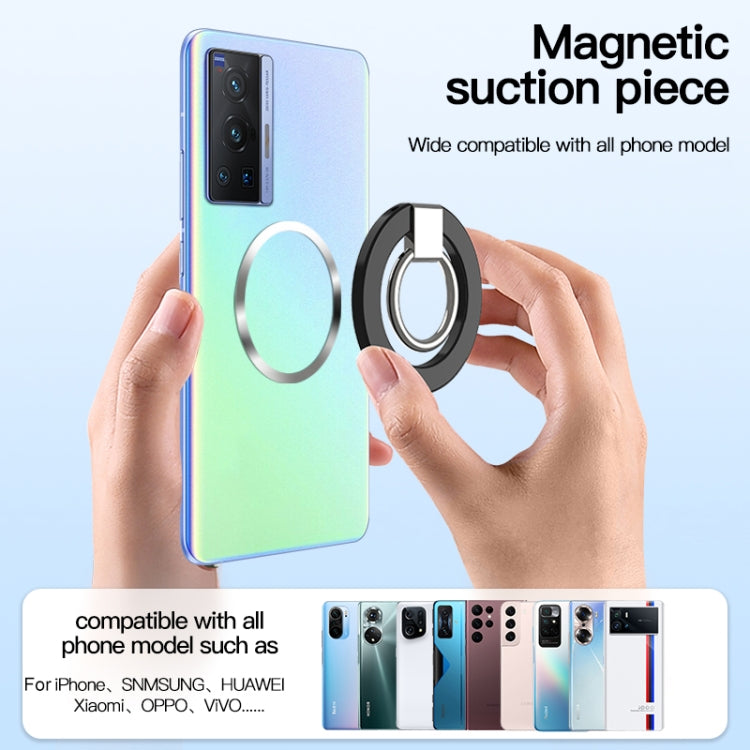 wlons Magnetic 360 Degree Rotatable Mobile Phone Ring Holder(Blue) - Ring Holder by wlons | Online Shopping South Africa | PMC Jewellery