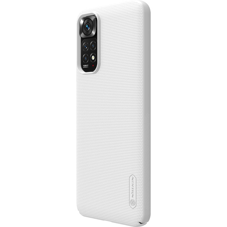 For Xiaomi Redmi Note 11S NILLKIN Frosted PC Phone Case(White) - Xiaomi Cases by NILLKIN | Online Shopping South Africa | PMC Jewellery