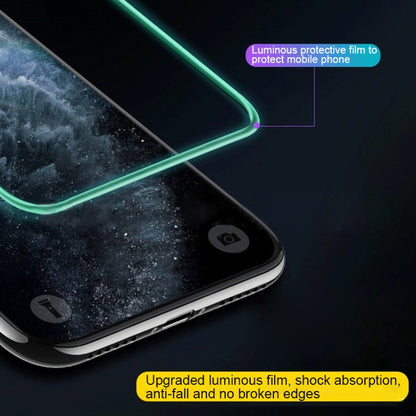 For iPhone 11 / XR Luminous Shatterproof Airbag Tempered Glass Film - iPhone 11 Tempered Glass by PMC Jewellery | Online Shopping South Africa | PMC Jewellery