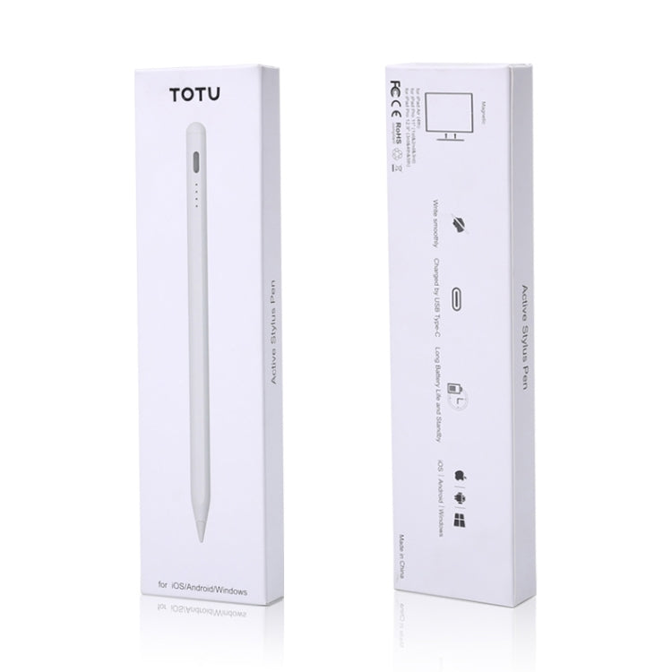 TOTUDESIGN P6-C Glory Series Capactior Pens for iPad, Compatible Type(White) - Stylus Pen by TOTUDESIGN | Online Shopping South Africa | PMC Jewellery