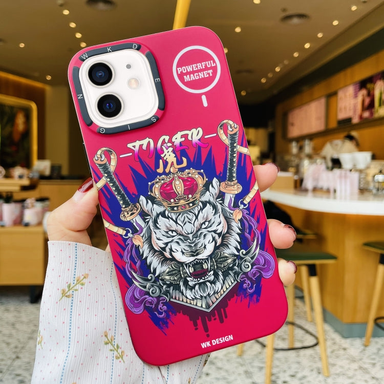 For iPhone 12 WK WPC-019 Gorillas Series Cool Magnetic Phone Case(WGM-002) - iPhone 12 / 12 Pro Cases by WK | Online Shopping South Africa | PMC Jewellery