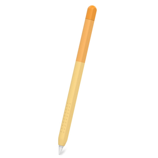 DUX DUCIS Rainbow Gradient Silicone Stylus Protective Case for Apple Pencil 2(Gradient Orange) - Pencil Accessories by DUX DUCIS | Online Shopping South Africa | PMC Jewellery