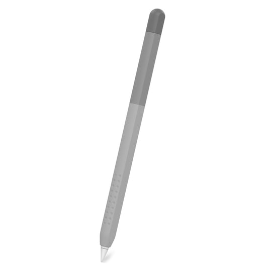 DUX DUCIS Rainbow Gradient Silicone Stylus Protective Case for Apple Pencil 2(Gradient Grey) - Pencil Accessories by DUX DUCIS | Online Shopping South Africa | PMC Jewellery