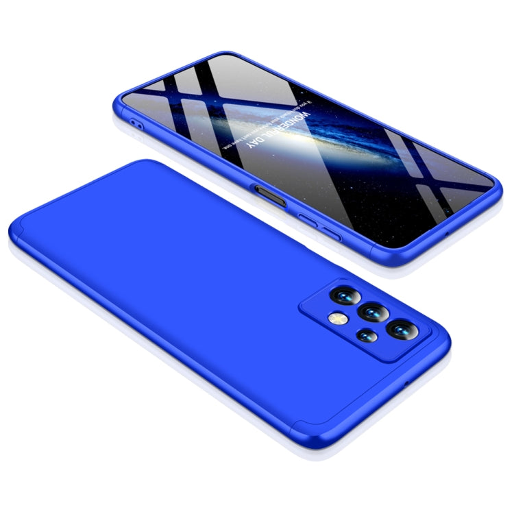 For Samsung Galaxy A13 4G GKK Three Stage Splicing Full Coverage PC Phone Case(Blue) - Galaxy Phone Cases by GKK | Online Shopping South Africa | PMC Jewellery