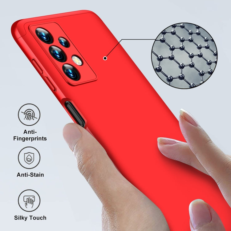 For Samsung Galaxy A13 4G GKK Three Stage Splicing Full Coverage PC Phone Case(Red) - Galaxy Phone Cases by GKK | Online Shopping South Africa | PMC Jewellery