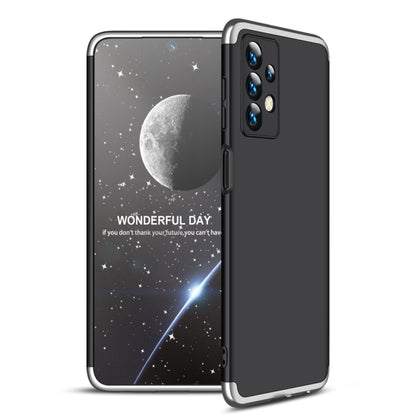 For Samsung Galaxy A23 GKK Three Stage Splicing Full Coverage PC Phone Case(Black Silver) - Galaxy Phone Cases by GKK | Online Shopping South Africa | PMC Jewellery