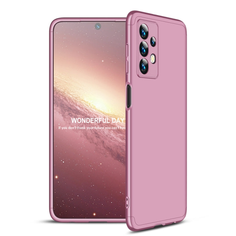 For Samsung Galaxy A23 GKK Three Stage Splicing Full Coverage PC Phone Case(Rose Gold) - Galaxy Phone Cases by GKK | Online Shopping South Africa | PMC Jewellery