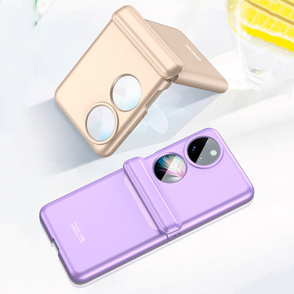 For Huawei P50 Pocket GKK Magnetic Hinge Full Coverage Phone Case(Purple) - Huawei Cases by GKK | Online Shopping South Africa | PMC Jewellery