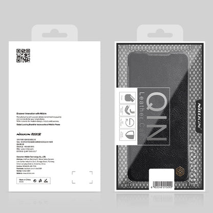 For Xiaomi Redmi Note 11S NILLKIN QIN Series Crazy Horse Texture Leather Case(Brown) - Xiaomi Cases by NILLKIN | Online Shopping South Africa | PMC Jewellery