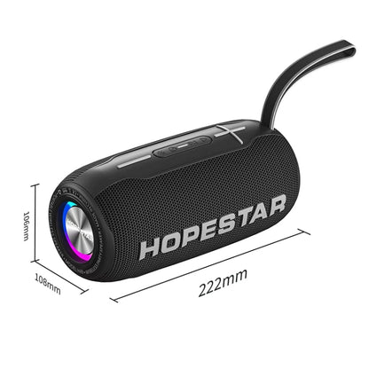 HOPESTAR H49 RGB Light TWS Waterproof Wireless Bluetooth Speaker(Blue) - Waterproof Speaker by HOPESTAR | Online Shopping South Africa | PMC Jewellery