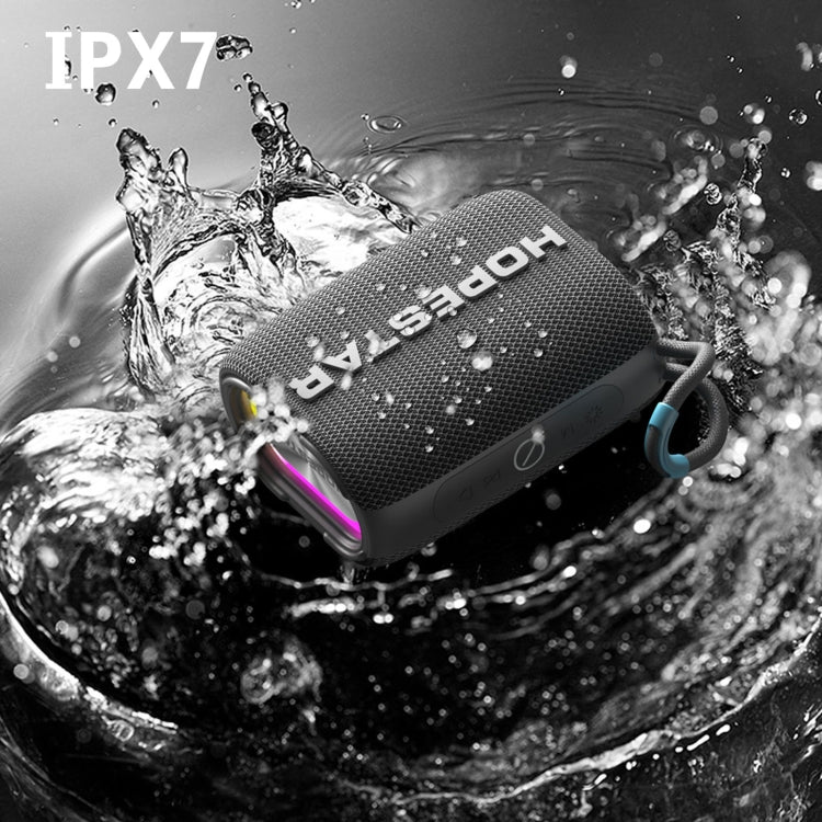 HOPESTAR H54 RGB Light TWS Waterproof Wireless Bluetooth Speaker(Blue) - Waterproof Speaker by HOPESTAR | Online Shopping South Africa | PMC Jewellery