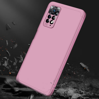 For Xiaomi Redmi Note 11 Pro 4G / 5G Global GKK Three Stage Splicing Full Coverage PC Case(Rose Gold) - Redmi Note 11 Pro Case by GKK | Online Shopping South Africa | PMC Jewellery